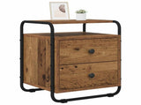 Bedside Cabinet Old Wood 40 x 36.5 x 50 cm Engineered Wood 8007631