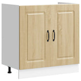 Kitchen Cabinet with Door Kalmar Sonoma Oak 80 x 46 x 81.5 cm 3315004