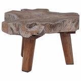 Bedside Table Brown 40 x 40 x 25 cm Solid Reclaim Wood 42012359