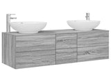 Bathroom Furniture Set 3 pcs Grey Sonoma 49.5 x 44.5 x 65 cm 3405912