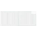 Wall-Mounted Headboard EDE High Gloss White Engineered Wood 896089