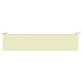 2-Piece Bench Cushions SOEST 2 pcs 100% Polyester Cream 950101