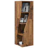 Corner Cabinet Old Wood 32x32x102cm Engineered Wood 889863