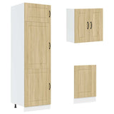 8 Piece Kitchen Cabinet Set Kalmar Sonoma Oak Engineered Wood 3314794