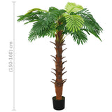 Artificial Cycas Palm with Pot 160 cm Green 336308