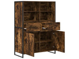 Sideboard 2 pcs Smoke Oak 81 x 36 x 150.5 cm Engineered Wood 3403036