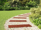Stepping Stone 6 pcs Red 60.5 x 25 x 2 cm Rubber 42030079