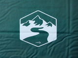 Self Inflating Camping Mattress with Pillow 1-Person Green 4007126