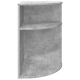 End Table Concrete Grey 39.7 x 39.7 x 60 cm Engineered Wood 891133