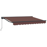 Manual Retractable Awning Brown 2.5 x 2 m 3420369