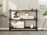 Bookcase 3-Tier Brown Oak 80x30x86 cm Engineered Wood 837671