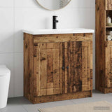 Bathroom Furniture Set Old Wood 78.5 x 37.5 x 81 cm 3404142