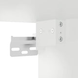 ZNTS Bathroom Wall Cabinet White 100x25x30 cm Engineered Wood 860094