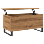 ZNTS Coffee Table Artisan Oak 90x44.5x45 cm Engineered Wood 857443