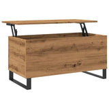 ZNTS Coffee Table Artisan Oak 90x44.5x45 cm Engineered Wood 857443