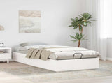 Ottoman Bed Frame White 80 x 200 cm Solid Pine Wood 3418730