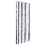 Insect Curtain Grey and White 90x200 cm Chenille 315124