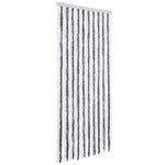 ZNTS Insect Curtain Grey and White 90x200 cm Chenille 315124