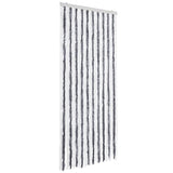 ZNTS Insect Curtain Grey and White 90x200 cm Chenille 315124