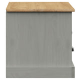 TV Cabinet VIGO Grey 106x40x40 cm Solid Wood Pine 353177