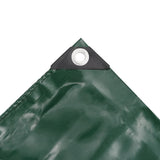 Tarpaulin 650 g/m 4x4 m Green 43823