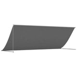 Retractable Awning Anthracite 350x150 cm Fabric and Steel 368755