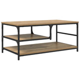 Coffee Table Artisan Oak 90 x 49 x 40 cm Engineered Wood 886244