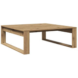Coffee Table Artisan Oak 100x100x35 cm Engineered Wood 856691