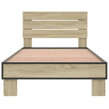 Bed Frame without Mattress Sonoma Oak 90x200 cm 845743