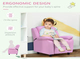 Kids Sofa Armchair Toddler Recliner Children's Chair Lounger Games Chair PU Leather w/ Storage T3398P348593