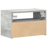 Wall-mounted Bedside Cabinets 2 pcs Concrete Grey 45x26x28.5 cm 858603