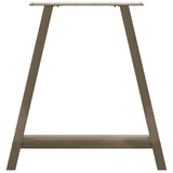 Dining Table Legs A-Shaped 2 pcs 80x cm Steel 4012859