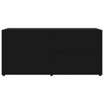 TV Cabinet Black 80x34x36 cm Engineered Wood 801851