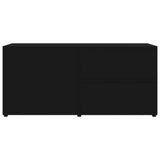 TV Cabinet Black 80x34x36 cm Engineered Wood 801851