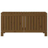 Garden Storage Box Honey Brown 108x42.5x54 cm Solid Wood Pine 823832