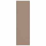 Doormat Beige and Black 120 x 400 cm Polypropylene and vinyl 4100791