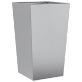 Garden Planters 45x45x75 cm 2 pcs Galvanised Steel 851105