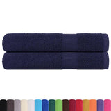 Sauna Towels "FROGN" 2 pcs Navy Blue 80x200 cm 360 gsm 136791