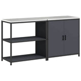 Kitchen Storage Set HATTEM 2 pcs Anthracite Cold-rolled Steel 3392654