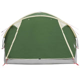 Cabin Tent with Roof Green 8-Person Polyester and Steel 42028587