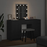 Dressing Table with Door Black 50 x 41 x 135 cm Engineered Wood 3334255