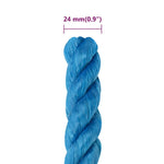 Work Rope Blue 24 mm 25 m Polypropylene 152993