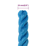 Work Rope Blue 24 mm 25 m Polypropylene 152993