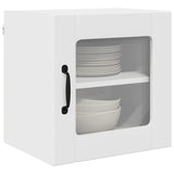 Wall Glass Cabinet LUCCA 2 pcs White 40 x 31 x 40 cm 884835