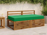 Seat Cushion SOEST 100% Polyester Green 120 x 80 x 15 cm 944315