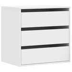ZNTS Corner Chest of Drawers White 60x41x58 cm Engineered Wood 852843
