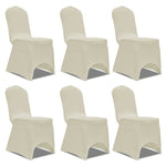 ZNTS Chair Cover Stretch Cream 12 pcs 279092