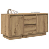 TV Cabinet with LED Lights Artisan Oak 100x41x50 cm 861417