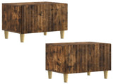 TV Cabinet Smoked Oak Engineered Wood 896680