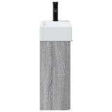 Bathroom Vanity Unit with Tap Grey Sonoma 45.5 x 22.5 x 84 cm 889438